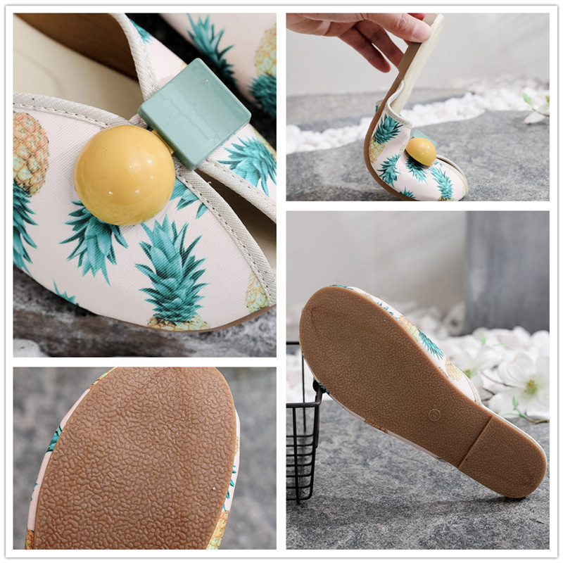 Cheap Casual Shoes Fashion Women Sandals Slippers Flat Cherry Beach Slippers Girls