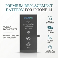 Batterie de téléphone numérique au lithium de haute qualité pour 11/12/13/14/15/16 Pro Max Certifiée CE/FCC/PSE/MSDS Stock disponible 18 mois