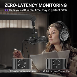 ไมโครโฟน <span class=keywords><strong>FIFINE</strong></span> Tank6 ยอดนิยม ไมโครโฟนไดนามิกแบบคาร์ดิออยด์ สำหรับงานสตูดิโอ ร้องเพลง ออกอากาศ ไมโครโฟนแบบมีสาย ไมค์แบบ Micro <span class=keywords><strong>USB</strong></span>/XLR - Product Image 3