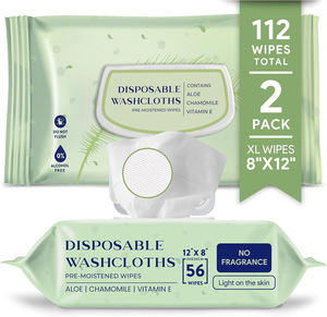 Lingettes nettoyantes pour le corps pour adultes épaissir et agrandir Respectueux de l'environnement Ajoutez de l'essence d'aloès sans odeur dégradable - Product Image 2