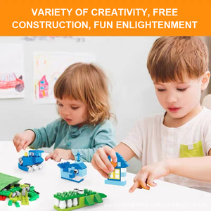 مجموعات مكعبات بلاستيكية لبنات بناء صغيرة ذاتية الصنع, مجموعات مكعبات بناء لبنات بناء صغيرة ذاتية الصنع بأشكال مختلفة - Product Image 2