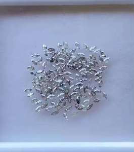 Diamants de qualité supérieure cultivés en laboratoire, taille marquise, sel et poivre, 4,0 x 2,0 mm, pour la marque certifiée Jewelux, pour la fabrication de bijoux, exportateurs en gros - Product Image 2