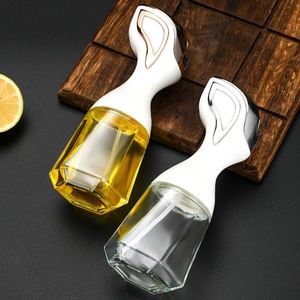 Beautiful Home Kitchen Oil Sprayer New Fine Mist Glass Oil Spray <b>Bottle</b> Push-Type Barbecue Oil Pot with Color Box - Product Image 3