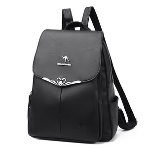 Women <b>Backpack</b> Fashion Design High Quality Leather Female <b>School</b> Bag Multifunction <b>Large</b> Capacity Travel <b>Backpacks</b> - Product Image 1