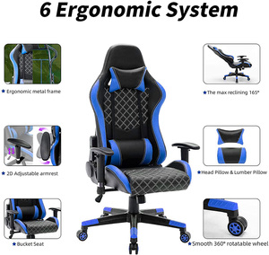 Silla de Juego Giratoria Reclinable a Precio Económico, Silla de Computadora Cómoda con Soporte Lumbar - Product Image 4