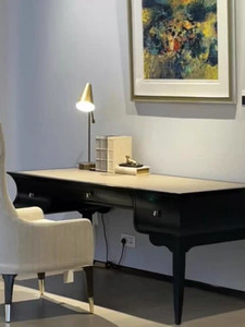 Scrivania in Legno Massello Stile Francese Moderno Taomson Shanghai, Romantica Scrivania di Alta Gamma, Arredamento per Studio e Ingresso - Product Image 2