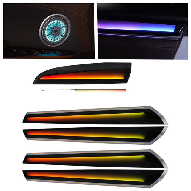 X3 X4 Ambient Light Upgrade Kit for F25 F26 2012-2017 Interior LED Lighting Trim Symphony Colorful Accessories 12V CE