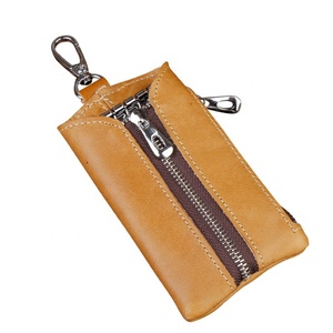 Boshiho Key Holder <b>Leather</b> Keychain Pouch <b>Keyring</b> Best Quality Key Holder - Product Image 1