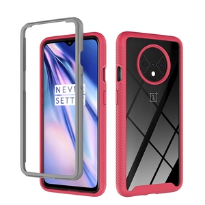 Cho <span class=keywords><strong>Oneplus</strong></span> 7T Acrylic <span class=keywords><strong>Cover</strong></span> Quay Lại Pha Lê Rõ Ràng Tpu Pc Khung <span class=keywords><strong>3</strong></span> Trong 1 Điện Thoại Di Động Túi Trường Hợp Chống Sốc trường Hợp Điện Thoại - Product Image 4