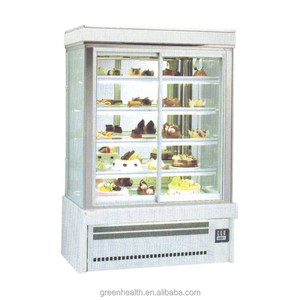 Escaparate de pastel de refrigerador de vitrina de estilo japonés cuadrado usado <span class=keywords><strong>para</strong></span> pastelería a la venta - Product Image 4