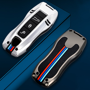 รถ Key Case สำหรับ Porsche Cayenne 958 911 <span class=keywords><strong>Lepin</strong></span> 996 Macan Panamera 997 944 924 987 987 Gt3 Cayman 987 Auto ผู้ถือ Shell Cover - Product Image 5