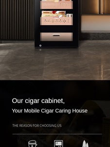 ตู้ซิการ์ควบคุมอุณหภูมิ humidor หน้าจอแสดงผลไฟ LED นับ2000 - Product Image 4