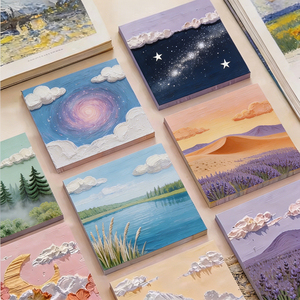 Colorful Landscape Memo Pads With Nature Scenes 3x3 Inch Sticky <b>Notes</b> For Students And Office Use - Product Image 5
