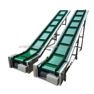 Cinta Transportadora Inclinada de Aluminio para Clasificación de Frutas, Sistema Modular de Cinta Transportadora de PVC, Capacidad de Carga de 300 kg, Antiestática, 120 m/min, 2 Capas - Product Image 1