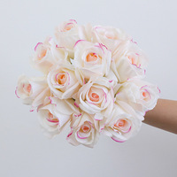 Roses artificielles au toucher réel pour mariage d'automne, nouveau design pour la décoration de mariage d'automne, décoration de fête, arrangement floral