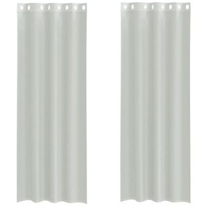 VidaXL W2B tende Voile con occhielli 2 pezzi grigio chiaro 55.1x118.1 "-eleganti ed eleganti tende e mantovane per categoria di prodotto - Product Image 1