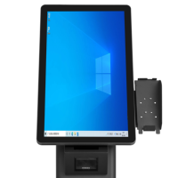 Kiosque de libre-service Android 21,5 pouces RK3568 2 Go 32 Go avec Wi-Fi, haut-parleur, reconnaissance faciale, SDK standard et NFC pour caisse de vente au détail à bas prix