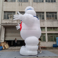 Personnage gonflable d'homme de guimauve de séjour Puft gonflable de taille personnalisée pour la publicité