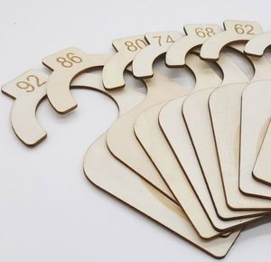 Custom Eco-Friendly Baby Closet Divider Board with Rainbow Spot Engraved Milestone Wood Card and Hanger Baby <b>Clothes</b> Organizer - Product Image 4