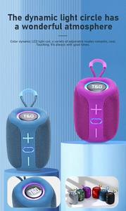 ลำโพง <span class=keywords><strong>TG658</strong></span> BT กลางแจ้งแบบพกพาไร้สายคอลัมน์ขนาดเล็ก3D สเตอริโอ8W เพลงรอบทิศทาง parlante TG 658 - Product Image 4