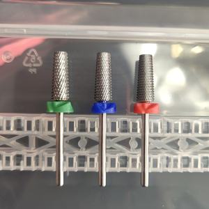 Foret à ongles en carbure <span class=keywords><strong>de</strong></span> tungstène 5 en 1, équipement <span class=keywords><strong>de</strong></span> manucure, cuticule propre, fraise dentaire - Product Image 2