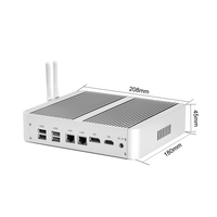 Eglobal ordenador portátil usado Intel Core i5 7260U 4K HD 2LAN 1DP HD SD Tarjeta de juegos de pc Embedded SIM card mini pc win10 HTPC