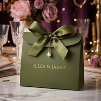 Boîte cadeau de mariage de luxe, boîte de dragées personnalisée avec logo, fabricant d'emballages pour mariage