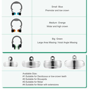 Instrumentos quirúrgicos dentales <span class=keywords><strong>de</strong></span> ortodoncia, abrazadera manual <span class=keywords><strong>de</strong></span> resina, sistema <span class=keywords><strong>de</strong></span> banda <span class=keywords><strong>de</strong></span> matriz seccional, abrazadera <span class=keywords><strong>de</strong></span> resina, bandas <span class=keywords><strong>de</strong></span> matriz dental - Product Image 2