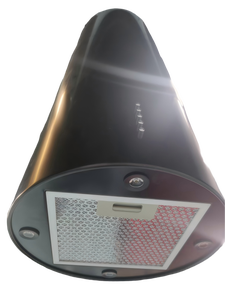 <span class=keywords><strong>Hotte</strong></span> de cuisine Island Range Villa, cuisine ouverte commerciale, <span class=keywords><strong>noire</strong></span>, <span class=keywords><strong>cylindrique</strong></span>, aspiration supérieure, ventilation silencieuse, 110 V, cheminée de cuisine - Product Image 4