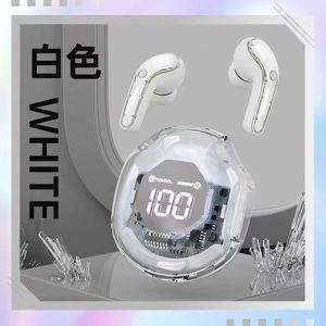 White Wireless Earphones With Mic <b>Bluetooth</b> 5.0 IPX4 Waterproof Touch Control Sport Headphones Fast Charging Type C - Product Image 1