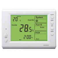 Termostato Eléctrico para Aire Acondicionado Honeycool HVAC20, 100-240V, Plástico, Uso Doméstico, 5+2 Programable, Multifase, Repuestos
