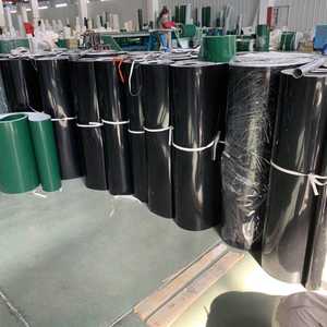 Sabuk industri sabuk konveyor hitam PVC untuk sabuk konveyor ringan jalur perakitan - Product Image 3