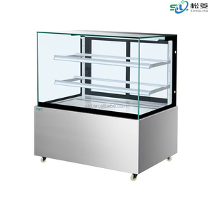 Vitrina Refrigerada de Lujo para Pastelería de 1.5m, Vertical, con Calefacción Eléctrica, Desempañador, <span class=keywords><strong>Puerta</strong></span> de Vidrio - Product Image 1