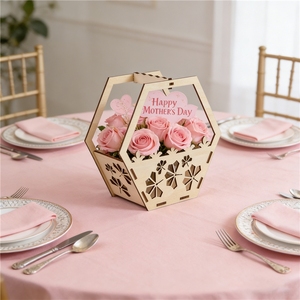 Cornice in Legno Incisa al Laser con 12 Motivi per Ama-Ti, Regalo per la Festa della Mamma - Product Image 4