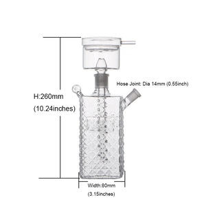 Personalizable <span class=keywords><strong>de</strong></span> Hookah <span class=keywords><strong>de</strong></span> Narguile completa Chicha Pipa Shisha Cachimba Pipa Nargile regalo <span class=keywords><strong>bar</strong></span> accesorios para fumar - Product Image 4