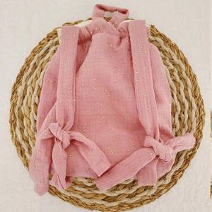 Mochila Infantil Personalizada con Monograma, <span class=keywords><strong>Mini</strong></span> Mochila de Lona con Lazo para Niños, Mochila de Algodón para Exteriores - Product Image 6