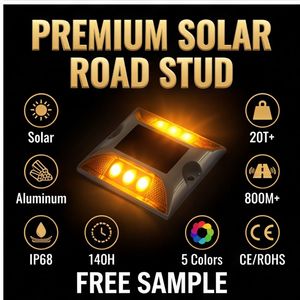 Tachuela Solar de Aluminio Fundido de Alta Resistencia para Control de Tráfico <span class=keywords><strong>en</strong></span> Perímetros de Almacenes - Product Image 3
