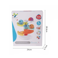 Tour de jeu éducatif avec balles roulantes pour skateboard, jouet d'apprentissage précoce, balles tournantes flottantes dans l'eau, en matériau PP, MY TOYS