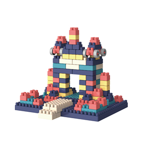 Vente directe d'usine, 520 pièces, blocs de construction éducatifs à assembler soi-même, modèle de jouet, certifié EN71, matériau PP, pour les enfants de 2 à 4 ans, 5 à 7 ans - Product Image 2
