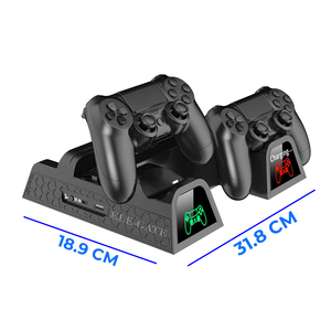 Ele-Gate Base Multifuncional Para <b>Ps4</b> Com Suporte E Armazenamento De Jogos - Product Image 1