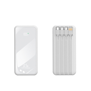 <span class=keywords><strong>Chargeur</strong></span> de voyage haute capacité 10000mAh 20000mAh avec câble intégré, affichage numérique portable, charge rapide PD 22.5W, batterie externe - Product Image 5