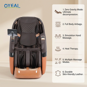 Oyeal LCD Control Straight Screen Best Price Airbags Voice Control Body Zero <b>Gravity</b> Foot <b>Chair</b> Foot Roller - Product Image 2