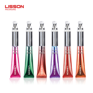 LISSONプレミアム振動マッサージアイクリームセラムABLチューブ包装亜鉛合金アプリケーター付き15ml - Product Image 1
