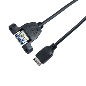 <b>USB</b> C To <b>USB</b> 3.0 A Female <b>Adapter</b> With Mounting Hole For Motherboard Connection - Product Image 1