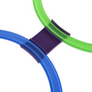 <span class=keywords><strong>Jeu</strong></span> de plein air d'obstacle pour enfants, 10 bagues en plastique multicolores, Course d'obstacle, <span class=keywords><strong>jeu</strong></span> d'entraînement, nouvelle collection - Product Image 5
