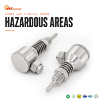 Transmitter Suhu WTsensor 4-20mA Pt100 Intrinsic Safety -50~650C +/-0.5%FS SS304 IP65 Sensor RTD Kelas Khusus