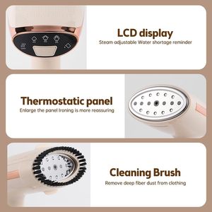 Portable Electric Clothes Fabric Iron Handheld Garment <b>Steamer</b> with LED Display for Household Use Wholesale Supply - Product Image 4