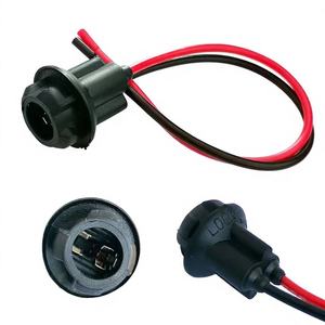 T10 <b>Universal</b> Car Truck Light Harness <b>Socket</b> Wiring Harness Instrument Light T5 T15 12V OLIVER Factory Supply - Product Image 1