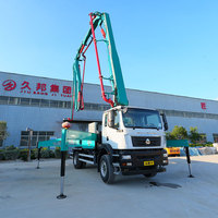 Camion malaxeur-pompe à béton diesel East Wind avec moteur et roulement, pour béton de 160-220 mm de liquidité, idéal pour la construction