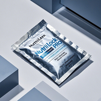 Custom Printed Aluminum Foil Heat Seal Dried Fruit Protein Bar Design Three Side Sealing Mylar Pouch Moisture Proof
